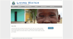 Desktop Screenshot of livingwaterchildren.com